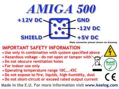 Amiga 500 PSU OLED Digital Gray US