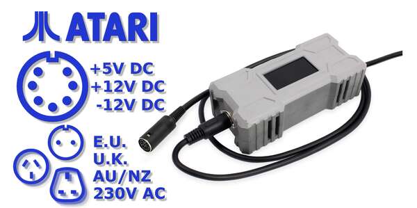 RetroPower PSU Atari 520ST International