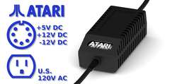 Atari 520ST PSU Modern Black US