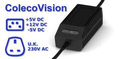 ColecoVision PSU Modern Black UK