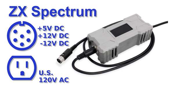 RetroPower PSU ZX Spectrum US