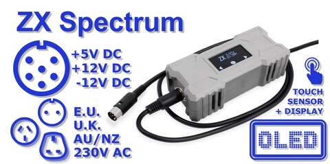 RetroPower PSU ZX Spectrum OLED Digital International
